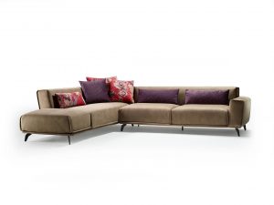καναπές γωνία brera by sofa space