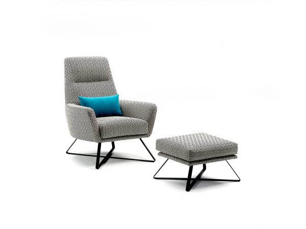 Πολυθρόνα καθιστικού με υποπόδιο swing / by sofa space