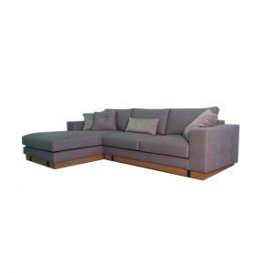 Καναπές γωνία με ανάκλιντρο wood / by sala tsanis / cfw