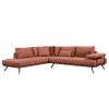 Καναπές γωνία με ροζ ύφασμα new York / by sala tsanis / cfw