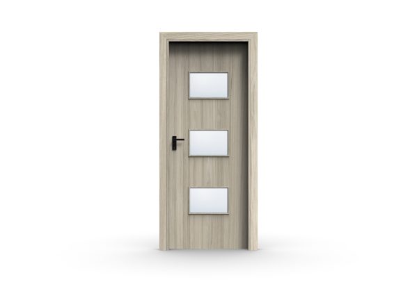 Πόρτα Εσωτερική Laminate 3T με τζάμι / latas doors