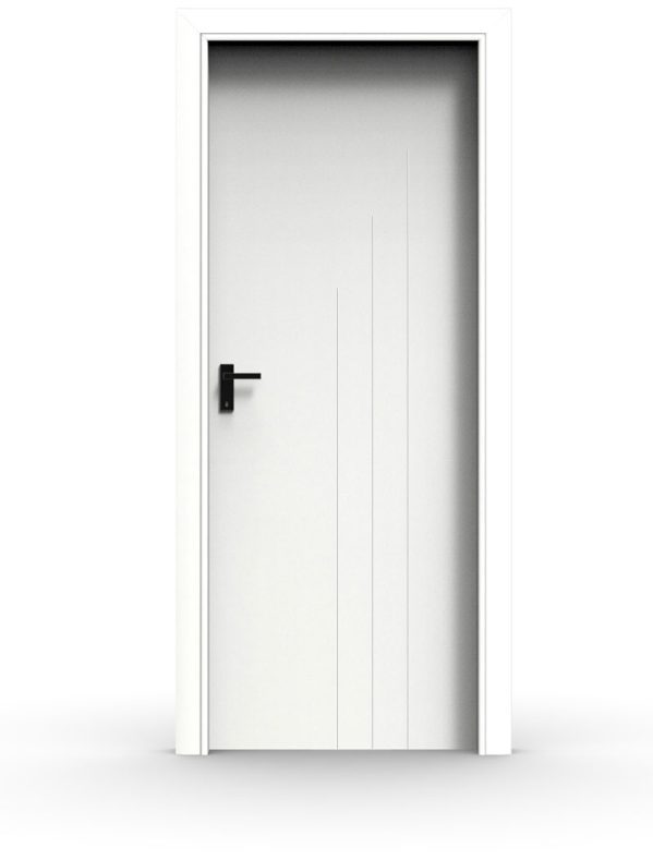 Εσωτερική Πόρτα Laminate 3K-INOX / latas doors / cfw