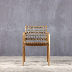 Πολυθρόνα Slow Conchita Teak Natural Cord