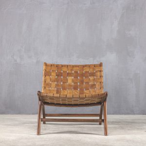 Πολυθρόνα σαλονιού Slow Strap Camel