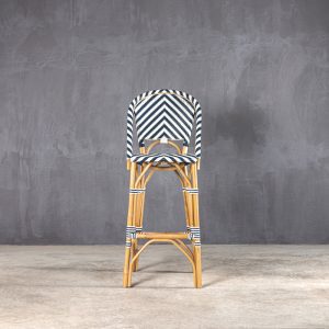 Σκαμπό Kanso Apollo black white